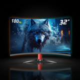 Solid 31.5-Inch Curved FHD VA 180Hz Gaming Monitor