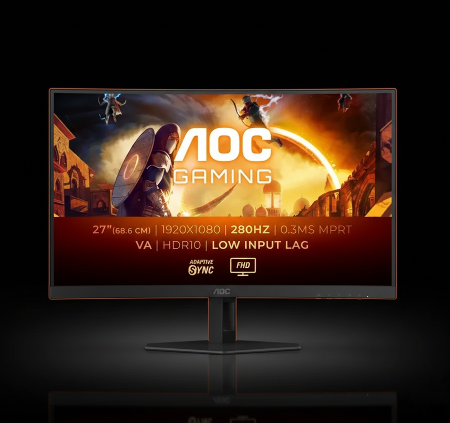 AOC AGON C27G4ZXE 27-Inch Curved FHD 280Hz 0.5ms Gaming Monitor