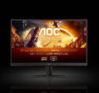 AOC C27G4ZXE شاشة ألعاب 27 بوصة منحنية FHD – 280 هرتز – 0.5 مللي ثانية
