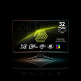 MSI MAG شاشة ألعاب 32 بوصة منحنية QHD – 180 هرتز – 0.5 مللي ثانية