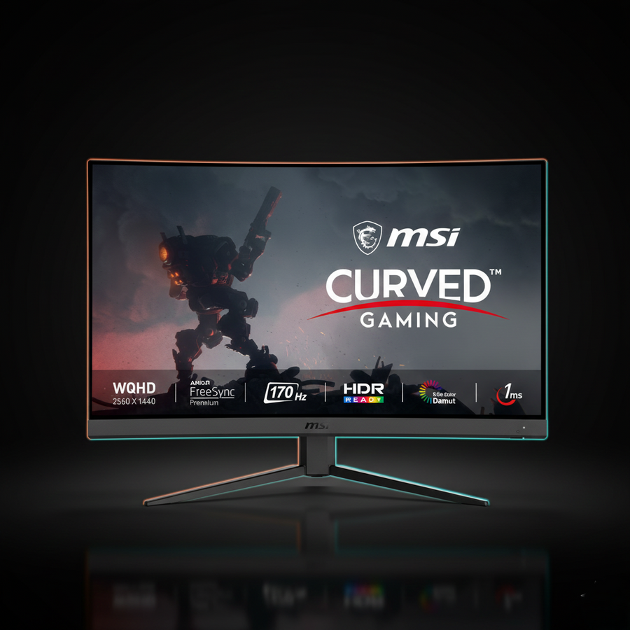 MSI Optix G27CQ4 E2 27-Inch Curved QHD VA 170Hz 1ms Gaming Monitor