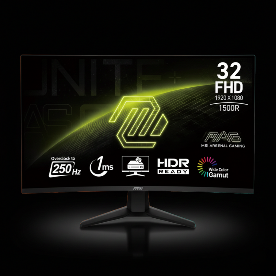 MSI MAG 32-Inch Curved FHD 250Hz 1ms Gaming Monitor
