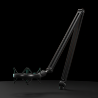 FANTECH AC902s Adjustable Microphone Stand – Foldable Desktop & Studio Mic Holder