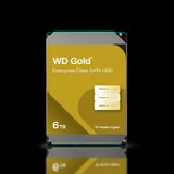 قرص صلب داخلي Western Digital WD Gold Enterprise بسعة 6 تيرابايت – 3.5 بوصة – بسرعة 7200 دورة/دقيقة – ذاكرة تخزين مؤقت 256 ميجابايت – واجهة SATA III