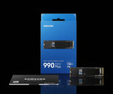 قرص تخزين Samsung 990 EVO Plus بسعة 1 تيرابايت – NVMe – M.2 2280 – PCIe 4.0 – بسرعة قراءة تصل إلى 7250 ميجابايت/ث وكتابة 6300 ميجابايت/ث