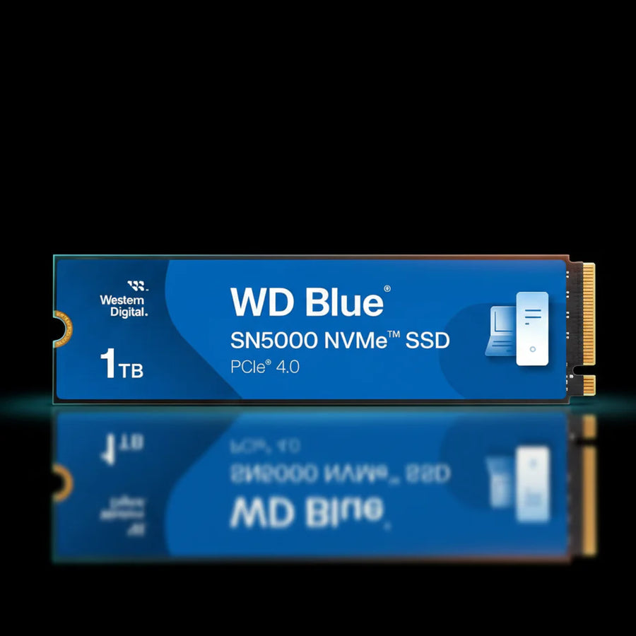 قرص تخزين Western Digital WD Blue SN5000 بسعة 1 تيرابايت – NVMe – M.2 2280 – PCIe الجيل الرابع x4