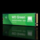 قرص تخزين Western Digital WD Green SN3000 بسعة 1 تيرابايت – NVMe – M.2 – PCIe الجيل الرابع