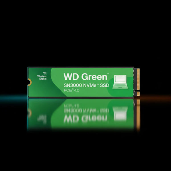 قرص تخزين Western Digital WD SN3000 بسعة 500 جيجابايت – NVMe – M.2 2280 – PCIe الجيل الرابع x4 – بسرعة قراءة تصل إلى 5000 ميجابايت/ث وكتابة 4100 ميجابايت/ث