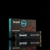 قرص تخزين GMOG بسعة 512 جيجابايت – NVMe – M.2 2280 – PCIe 3.0 x4