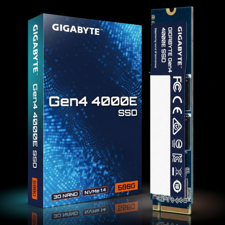 Gigabyte 4000E 500GB NVMe M.2 2280 SSD (PCIe Gen4)
