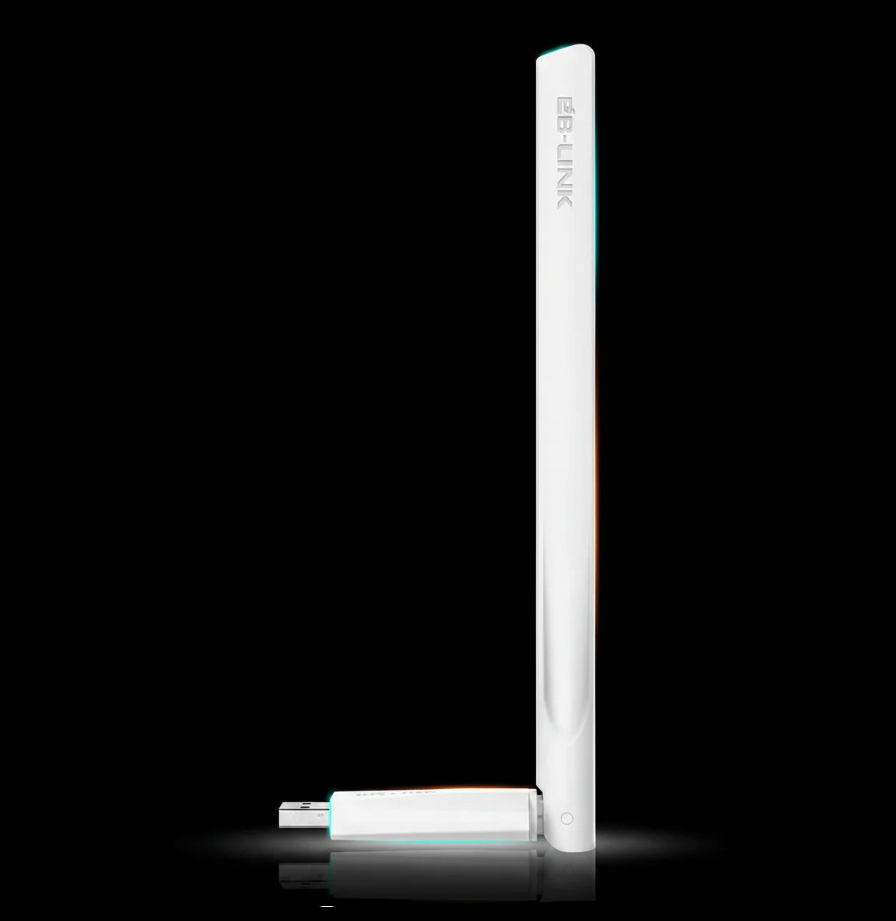 USB Wi‑Fi Adapter with External Antenna – High‑Gain Wireless Network Dongle