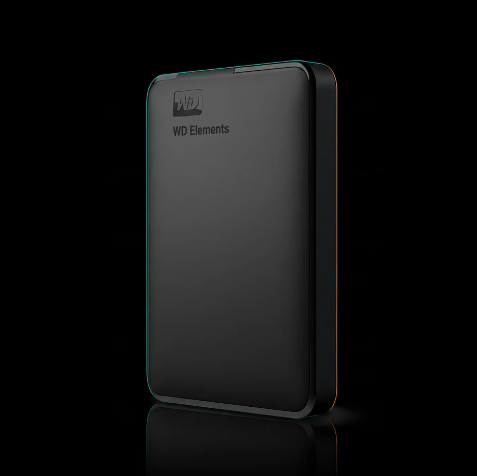 قرص صلب خارجي محمول Western Digital WD Elements بسعة 2 تيرابايت – 2.5 بوصة – USB 3.0