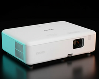 جهاز عرض Epson CO-W01 بدقة WXGA وسطوع 3000 لومن بتقنية 3LCD للاستخدام المنزلي والمكتبي
