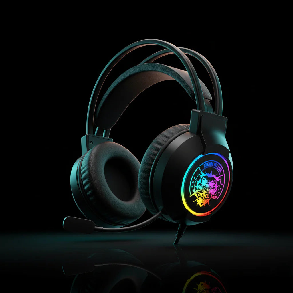 سماعة رأس XTRIKE ME GH-416 بإضاءة RGB سلكية للألعاب