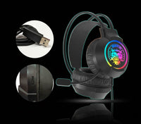 سماعة رأس XTRIKE ME GH-416 بإضاءة RGB سلكية للألعاب