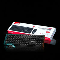 DM K12 Wireless Keyboard & Mouse Combo – 2.4GHz USB for PC & Laptop