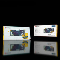 لوحة مفاتيح ميكانيكية للألعاب FANTECH ATOM81 MK875V2 – سلسلة MIZU لون أزرق سماوي مع إضاءة RGB