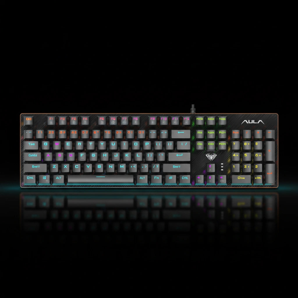 AULA SZOZZ Mechanical Keyboard – RGB Backlit Gaming Keyboard with Anti-Ghosting