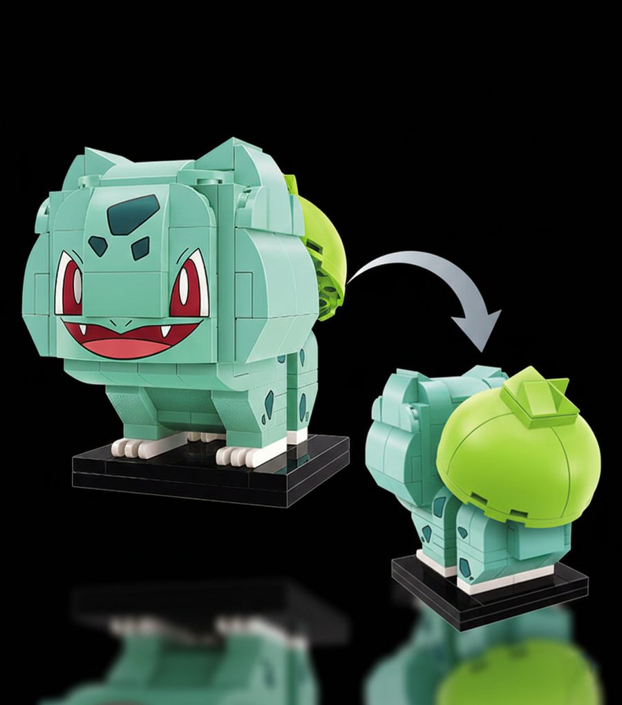 مجسم تركيب Keeppley Bulbasaur – Pokémon (127 قطعة)