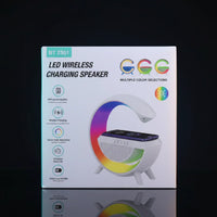 سماعة بلوتوث BT2301 بإضاءة LED مع شحن لاسلكي