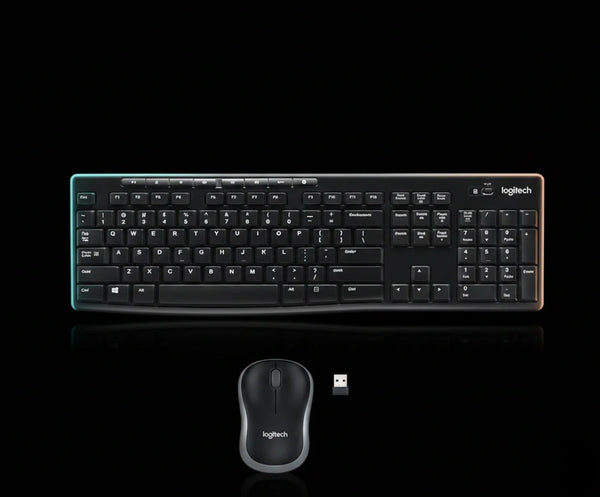 Logitech MK270 Wireless Keyboard & Mouse Combo – Black, Bilingual EN/ARA Layout