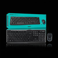 Logitech MK270 Wireless Keyboard & Mouse Combo – Black, Bilingual EN/ARA Layout