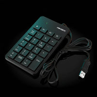 FANTECH FTK-801 Wired Gaming Keyboard – RGB Backlit Mechanical-Style Keys
