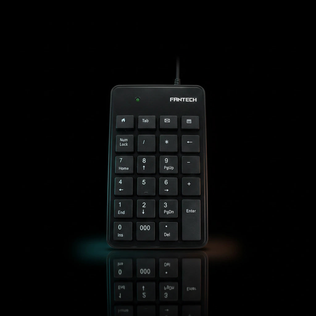 FANTECH FTK-801 Wired Gaming Keyboard – RGB Backlit Mechanical-Style Keys