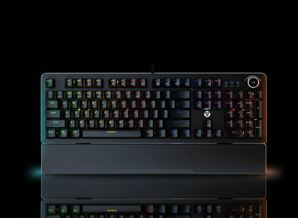 لوحة مفاتيح ميكانيكية للألعاب FANTECH MK853 V2 – سلكية بإضاءة RGB لأجهزة الكمبيوتر واللابتوب
