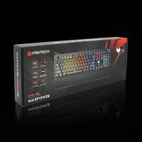 FANTECH MK853 V2 Mechanical Gaming Keyboard – RGB Backlit Wired Keyboard for PC & Laptop