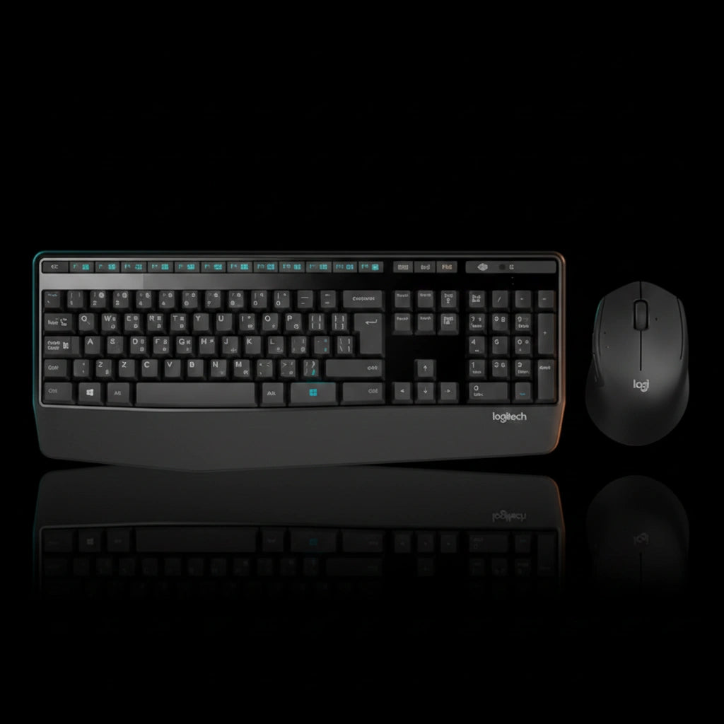 Logitech MK345 Wireless Keyboard & Mouse Combo – Full-Size Keyboard with Comfortable Right-Handed Mouse