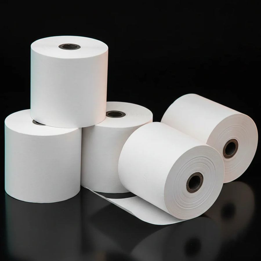 White Thermal Paper Roll – 5.8cm × 40m for POS and Receipt Printers