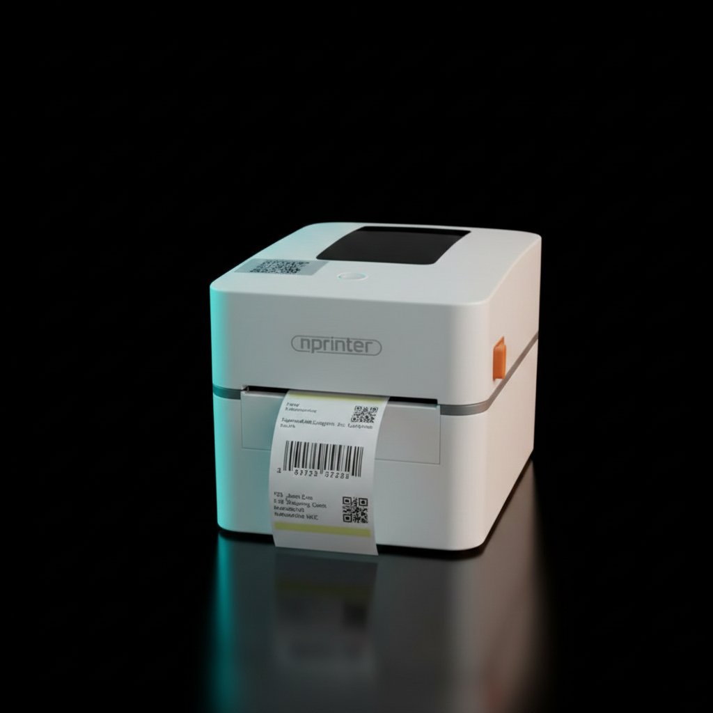 nPRT-221W Thermal Label Printer – Wireless Printing for Retail & Logistics