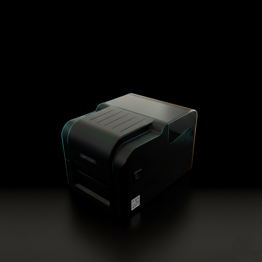 Industrial Dual-Mode Barcode Label Printer – Thermal & Ribbon Printing for High-Volume Use