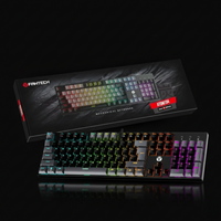 FANTECH MK886V2 Wired Mechanical Gaming Keyboard – RGB Backlit for PC & Laptop