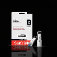 فلاش SanDisk Ultra Flair Z73 USB 3.0 – بسعات 16 جيجابايت / 24 جيجابايت / 128 جيجابايت، وحدة تخزين عالية السرعة