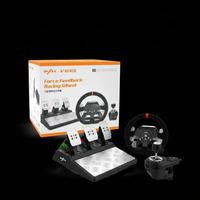 مقود ألعاب PXN-V10 – دركسون سباق مع دواسات وناقل حركة ودعم Force Feedback لأجهزة PC وPS وXbox