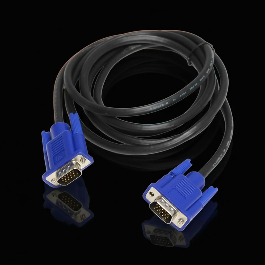 VGA Cable 1.5M – High-Quality Video Cable for PC, Laptop & Monitor