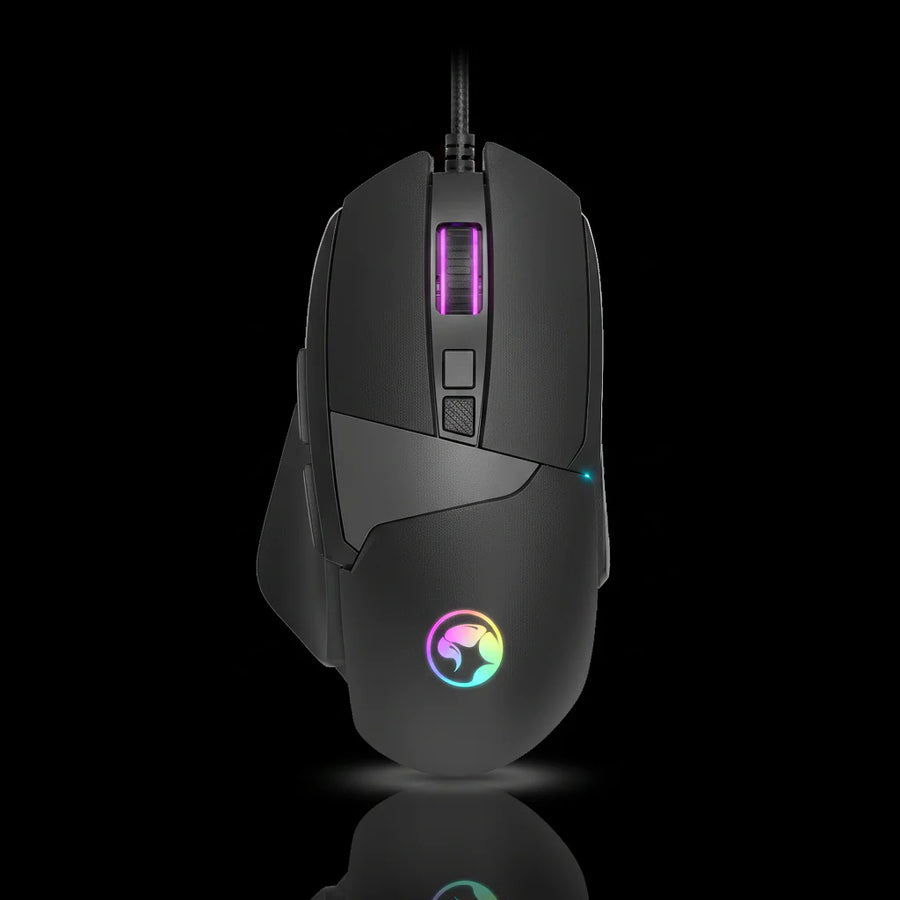 MARVO M411 Duke 60 Wired Gaming Mouse with RGB Lighting & Adjustable DPI