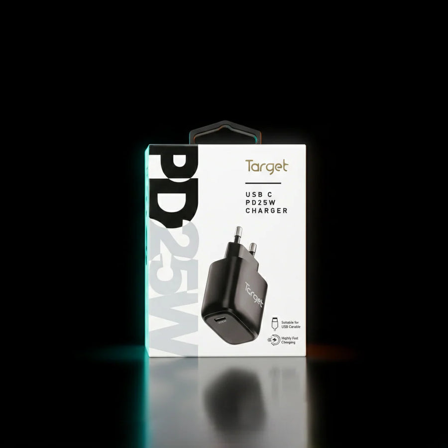 Energy USB-C Fast Charger 20W / 25W with 1M Type-C to Lightning Cable – iPhone & iPad Compatible