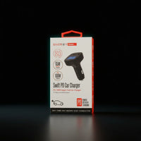 Energy B5 100W Fast Car Charger with LED Display – Dual USB + USB-C PD