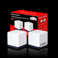 نظام شبكي Mercusys Halo H50G AC1900 (عبوة قطعتين) – تغطية منزلية كاملة ثنائي النطاق مع منافذ جيجابت