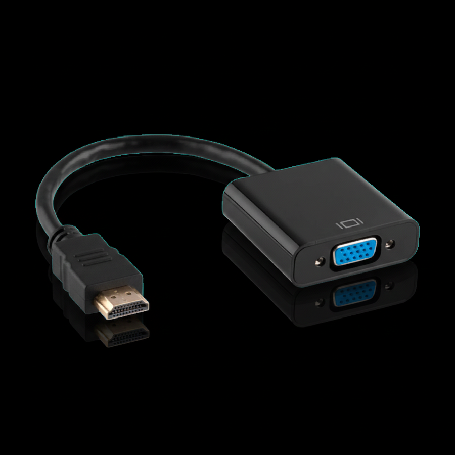 VGA to HDMI Adapter – Full HD 1080P Video Converter with Audio Support