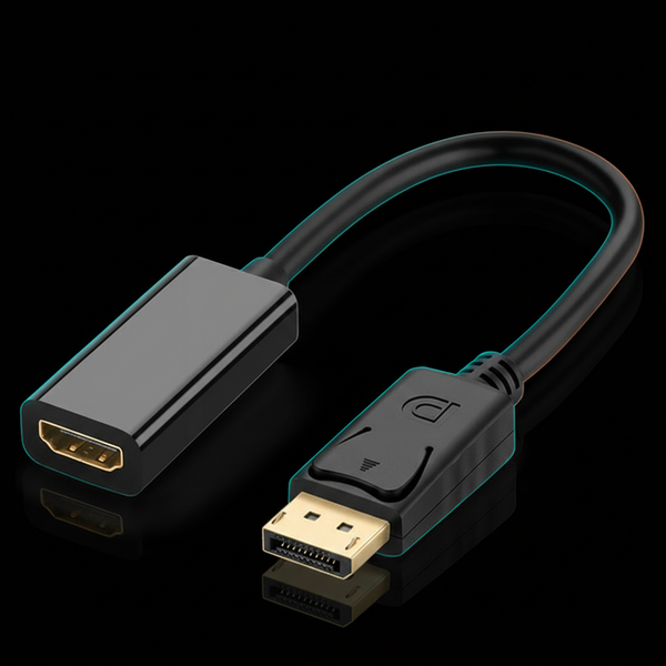 DisplayPort to HDMI Adapter – 1080P Video Converter for PC & Monitor