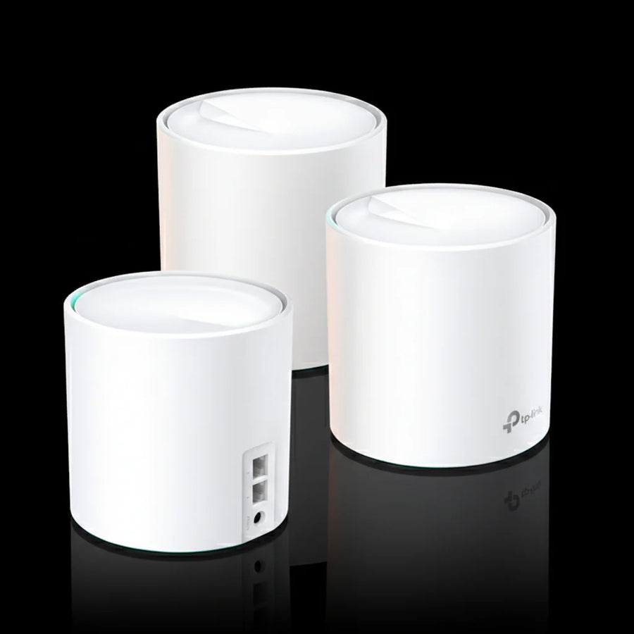 نظام شبكي TP-Link Deco X20 AX1800 Wi-Fi 6 (عبوة 3 قطع) – تغطية كاملة للمنزل ثنائي النطاق