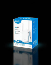 مقوي شبكة Cudy AC1200 ثنائي النطاق – موسع واي فاي بسرعة 1200 ميجابت في الثانية