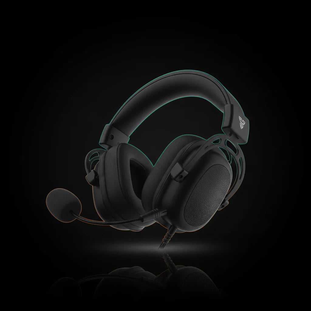 سماعة ألعاب Fantech Sonata MH90 مع إضاءة RGB وميكروفون بإلغاء الضوضاء