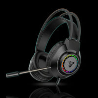 سماعة ألعاب FANTECH PORTAL HG28 RGB 7.1 مع صوت محيطي وميكروفون بإلغاء الضوضاء