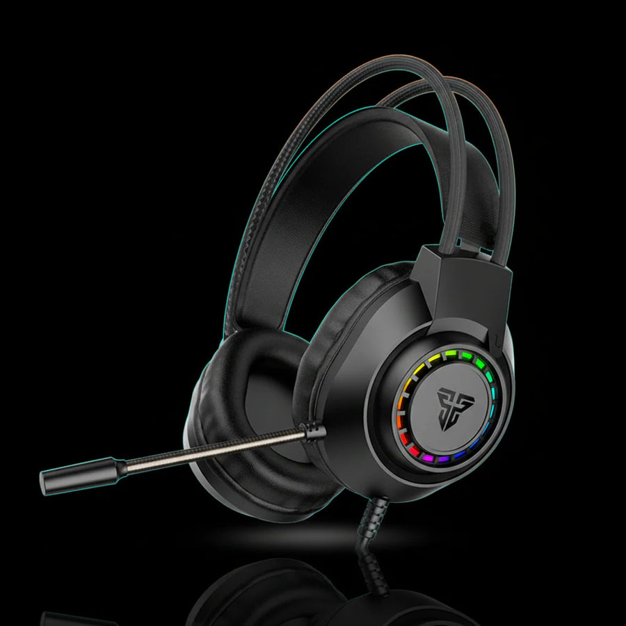 سماعة ألعاب FANTECH PORTAL HG28 RGB 7.1 مع صوت محيطي وميكروفون بإلغاء الضوضاء