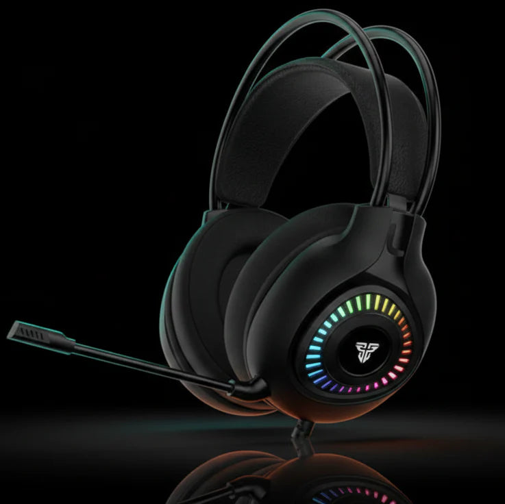 سماعة ألعاب Fantech ORBIT HG25 مع إضاءة RGB وميكروفون بإلغاء الضوضاء